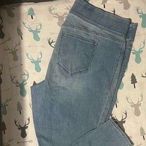 Old Navy Light Blue Denim Rockstar Super Skinny Jeggings